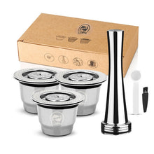 Load image into Gallery viewer, ICafilasCapsule For Nespresso Reutilisable 2 In 1 Usage Refillable Capsule Crema Espresso Reusable Refillable Coffee Filter
