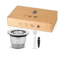 Load image into Gallery viewer, ICafilasCapsule For Nespresso Reutilisable 2 In 1 Usage Refillable Capsule Crema Espresso Reusable Refillable Coffee Filter
