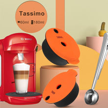 Load image into Gallery viewer, Reusable Crema Coffee Capsule Filter Tassim-o For Bos ch Coffee Machine with Eletric Coffee Spoon
