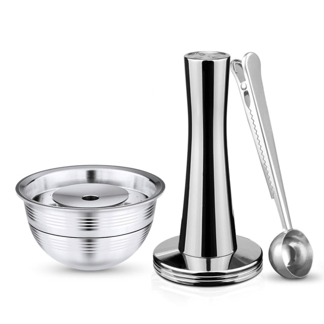For Nespresso Vertuo Next Reusable Stainless Steel Capsule