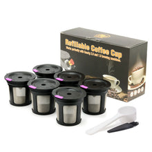 Load image into Gallery viewer, IcafilasRefillable Keurig Coffee Capsule Reusable K-cup Filter For 2.0 &amp; 1.0 Brewers Kcup Reusable For Keurig Machine K-Carafe
