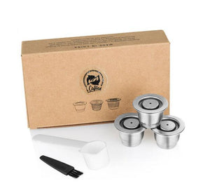 ICafilas Cream Refillable Coffee Capsule for Nespresso/Dolce gusto Pod Stainless Steel Coffee Filter Reutilisable Coffeeware