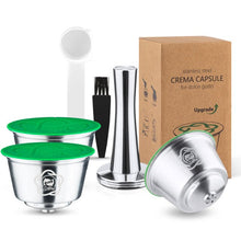 Load image into Gallery viewer, icafilas Coffee Capsula For Dolce Gusto Mini Me Reusable Coffee Capsule piccolo xs Pods Stainless Steel Crema Filters
