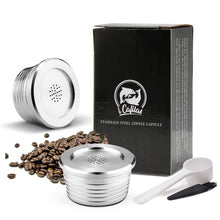 Load image into Gallery viewer, Stainless Steel Metal Coffee Capsule Pod Compatible for Lavazza Espresso Point Reusable Refillable Coffee Cup Filter
