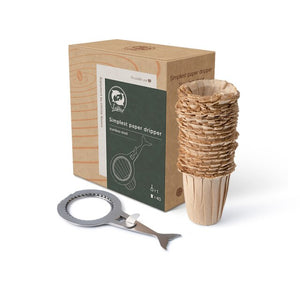 Stainless Steel Coffee Filter Holder Pour-Over Dripper Stand-Manual Removable Dripper Easy Operation