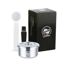 Load image into Gallery viewer, Stainless Steel Metal Coffee Capsule Pod Compatible for Lavazza Espresso Point Reusable Refillable Coffee Cup Filter
