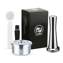 Load image into Gallery viewer, Stainless Steel Metal Coffee Capsule Pod Compatible for Lavazza Espresso Point Reusable Refillable Coffee Cup Filter
