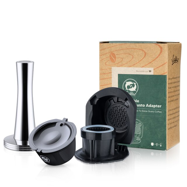 ICafilas Adapter for Dolce Gusto PICCOLO XS/Genio  S Machine  Reusable  Capsule Refillable Cafetera Expreso  Coffee