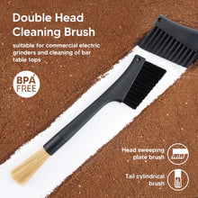 Load image into Gallery viewer, Double Coffee Removable Brush Espresso Coffee Grinder Machine Keyboard Cleaning Brush Dusting  Coffee Powder Brush Coffeeware
