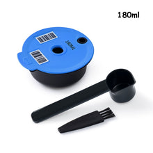 Load image into Gallery viewer, 60ML/180ML Refillable Coffee Capsule for Tassimo Bosch Machine Reusable Coffee Filter Pod Espresso Maker Food-grade Silicone
