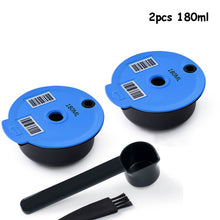 Load image into Gallery viewer, 60ML/180ML Refillable Coffee Capsule for Tassimo Bosch Machine Reusable Coffee Filter Pod Espresso Maker Food-grade Silicone
