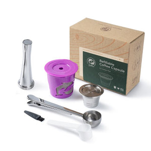 Refillable Coffee Filter Cup Reusable Coffee Pod Filled Capsule Compatible with Instant Machine 2.0 1.0 K Cup Coffee Makers