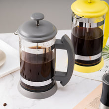 Load image into Gallery viewer, Glass French Press Refillable Coffee Kettle Party Time Americano Coffee Maker Wholesale Tea Milk Foam Producer
