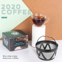 Load image into Gallery viewer, Refillable Coffee Filter For Mr coffee CGX20 Morphy Richards 162 Reusable Basket Cup Style Brewer Tool Coffee &amp; Tea Maker

