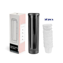 Load image into Gallery viewer, Icafilas Coffee 50pcs Paper Cup Storage Coffee Paper Filter Box for K-cup Rusable Bracket

