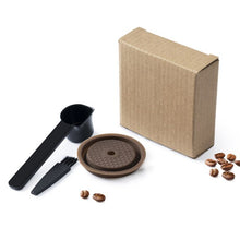 Load image into Gallery viewer, For Vertuo Next Reusable Coffee Capsule Lid Compatible With Original Vertuoline Coffee Pods Food Grade Silicone Cap with Spoon

