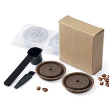 Load image into Gallery viewer, For Vertuo Next Reusable Coffee Capsule Lid Compatible With Original Vertuoline Coffee Pods Food Grade Silicone Cap with Spoon
