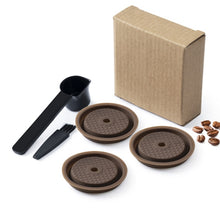 Load image into Gallery viewer, For Vertuo Next Reusable Coffee Capsule Lid Compatible With Original Vertuoline Coffee Pods Food Grade Silicone Cap with Spoon
