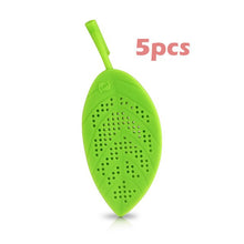 Load image into Gallery viewer, Silicone Tea Filter Creative Leaves Shaped Funny Herbal Tea Bag Reusable Infuser Coffee Diffuser Strainer
