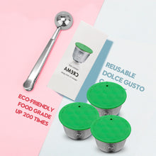 Load image into Gallery viewer, Stainless Steel Coffee Filter Reusable Coffee Capsule Make For Dolce Gusto
